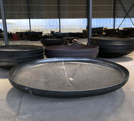 Medias esferas con bordes con cabezas 1000 mm de diámetro 6 mm de grosor