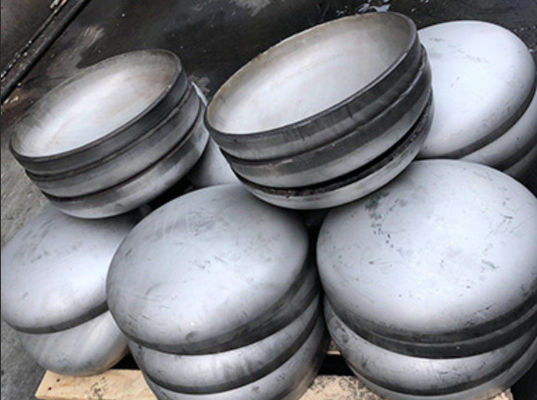 ODM recipiente a presión extremos de plato torisféricos de aleación de níquel de 150 mm