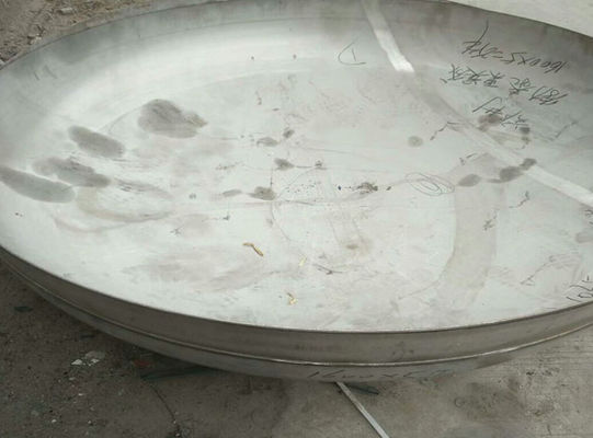 Envases de presión, tanques, terminaciones de plato, torisféricos, acero inoxidable, prensado en frío