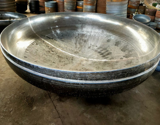 Gran cabeza de plato torisférica 1000 mm Vaso de presión de cabeza torisférica
