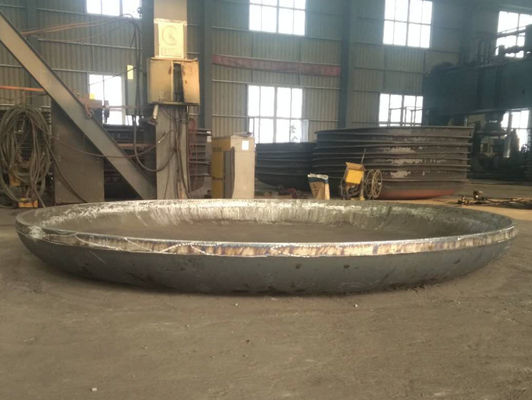 Saldado de acero cabeza de plato torisférica de 600 mm a 4000 mm de diámetro