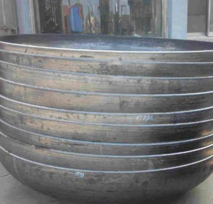 Cabezas de tanque de alta presión hemisféricas de 6 mm de espesor de hasta 2 pulgadas