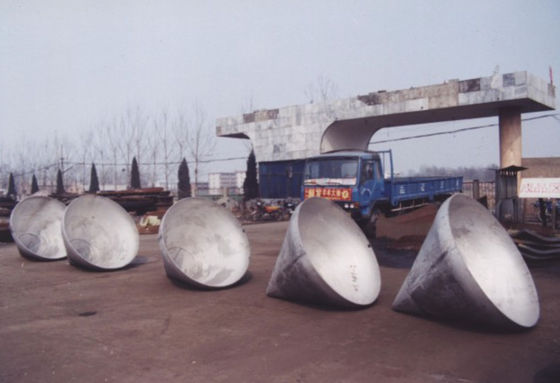 Cabezas de tanque de gran diámetro con 6 mm de diámetro y hasta 168 pulgadas de diámetro