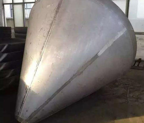 Caza conical cabeza de plato de acero al carbono tapa de tubería de gran diámetro