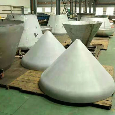 Calderas de tanques Cabeza cónica de gran diámetro Cabezas elípticas ISO9001