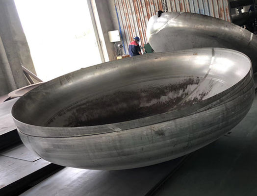 Cabezas de depósito hemisféricas de acero inoxidable
