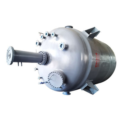Reactor de vidrio químico redondo de acero inoxidable personalizado con movimiento de cuarzo
