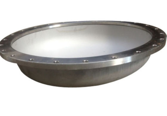 Cabezas de acero inoxidable con bordes cónicos con bordes planos