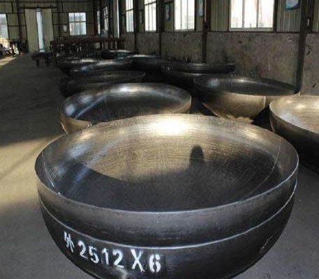 Q235 Cabezas del tanque de acero al carbono espesor 5 mm especificación personalizada