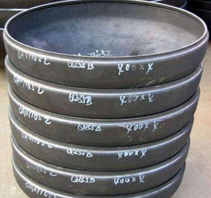 Q235 Cabezas del tanque de acero al carbono espesor 5 mm especificación personalizada