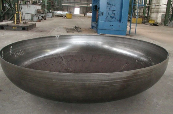 Cabeza de plato elíptica de acero al carbono de 200 mm de diámetro para recipiente a presión
