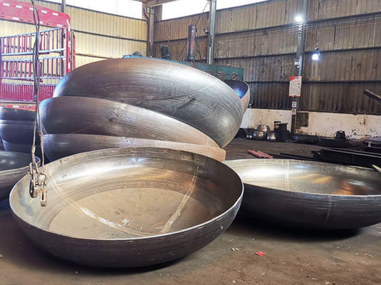 Cabezas esféricas del tanque de acero inoxidable de carbono