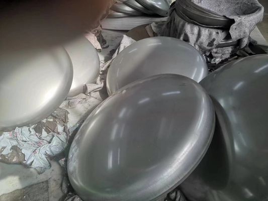 Cabezas de plato de acero al carbono personalizables con mejoras de superficie pulidas